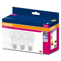 3PAK LED žiarovka E27 A60 8,5W  60W 806lm 4000K Neutral 200° OSRAM VALUE