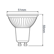 LED žiarovka GU10 6,9W  49W 620lm 4000K Neutrálna 120° OSRAM Value