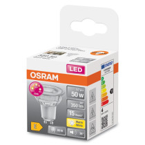 LED žiarovka GU10 4,5W  50W 350lm 2700K Warm 36° OSRAM stmievateľná 3STEP