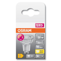 LED žiarovka GU10 4,5W  50W 350lm 2700K Warm 36° OSRAM stmievateľná 3STEP