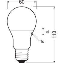 LED žiarovka E27 A60 8,5W  60W 806lm 2700K Warm 200° OSRAM ANTIBACTERIAL