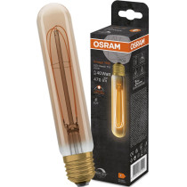 Dekoratívna LED žiarovka E27 TUBULAR 4,8W  40W 470lm 2200K Warm 320° Filament Dimmable OSRAM Vintage 1906