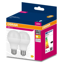 2PAK LED žiarovka E27 A60 19W  150W 2452lm 2700K Warm 200° OSRAM VALUE