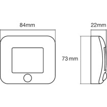 LED Nightlux Hall White 0,25W 14lm 4000K IP54 Ledvance Motion Sensor