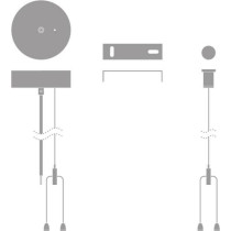 Lanový záves 1500 IndiviLED SUSPENSION KIT pre svietidlá LEDVANCE