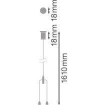 LEDVANCE IndiviLED SUSPENSION WIRE pre zabudované svetelné vedenia