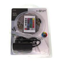 LED pásik - RGB 5050 - 5m - 30LED/m - 36W/5m - IP20 - SADA