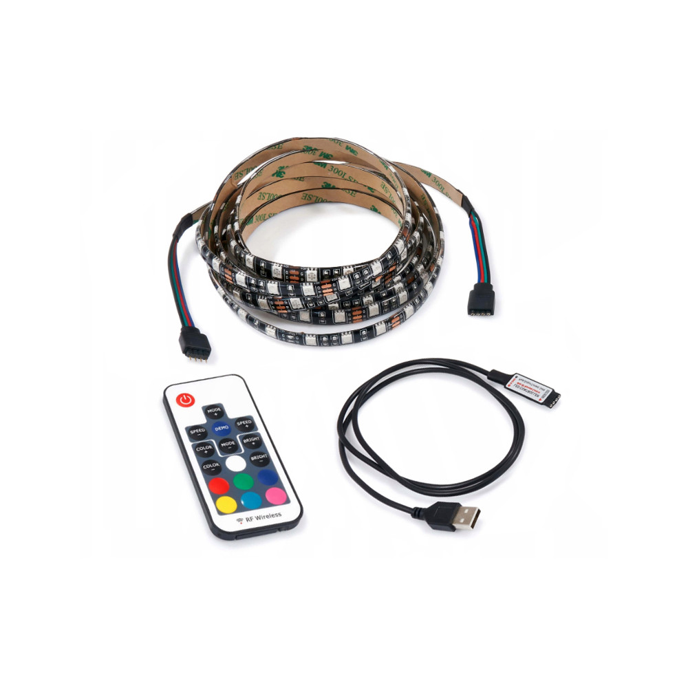 LED pásik za TV - 5V - 3m - 60LED/m - 43W - IP20 - RF17