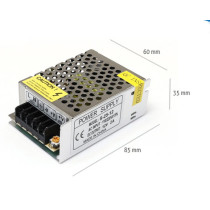 LED pásik - SMD 2835 - 5m - 60LED/m - 4,8 W/m - IP20 - studená biela + zdroj