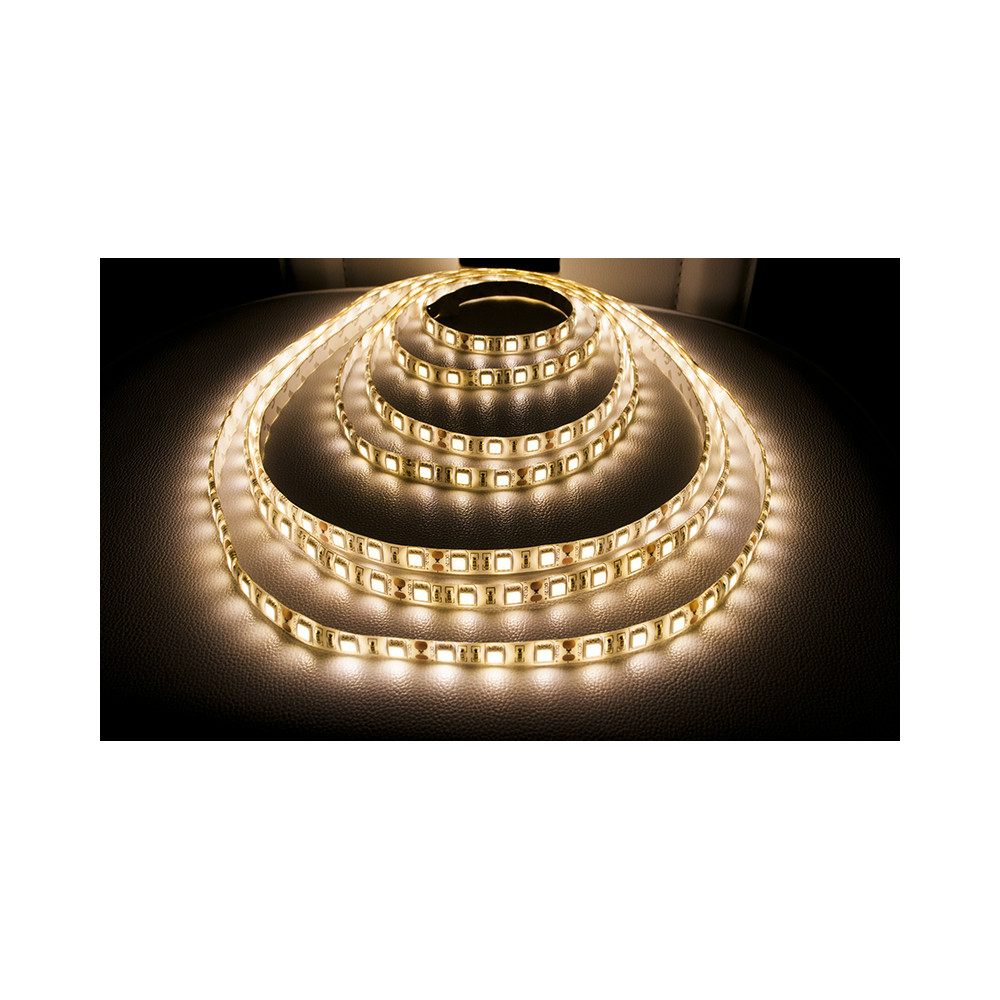 LED pásik - SMD 5050 - 5m - 60LED/m - 14,4W/m - IP65 - teplá biela