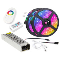 LED pásik - RGB 5050 - 10m - IP20 - SADA na strop