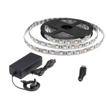 LED pásik - SMD 5050 - 2,5m - 60LED/m - 14,4W/m - 1500Lm - IP20 - červená + modrá - zdroj SADA