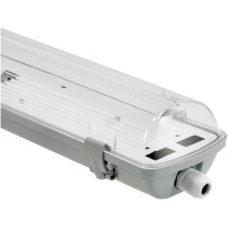 Svietidlo pre LED trubice TRU003 - T8 - 2x120cm - 230V - IP65