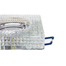 Závesné bodové svetlo BERGE BRG70454 crystal LED žiarovka GU10 5W - studená biela