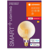 LED žiarovka E27 G125 6W 680lm 2400K Warm Filament LEDVANCE SMART+ ZigBee Dimmable