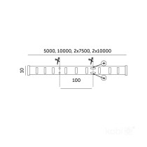 LED pás PLAY komplet SET 10m RGB