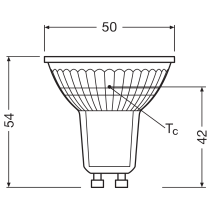 Sada 5x žiarovka LED GU10 4,3 W 350lm 4000K Neutral OSRAM STAR