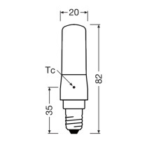 LED žiarovka E14 6,5W 806lm 2700K teplá stmievateľná OSRAM