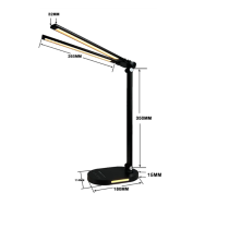 LED dvojitá stolná lampa 8W - BRUSEL