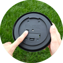 LUMAX - LED solárna lampa model LGS910 - 0,24W - 10lm - Teplá biela / 2700°K - vymeniteľná batéria