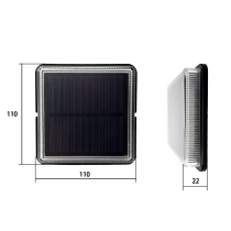 LUMAX - LED solárne svietidlo model LGS100 - 1,5W - 30lm - IP68 - Neutrálna biela / 4000°K