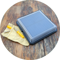 LUMAX - LED solárne svietidlo model LGS100 - 1,5W - 30lm - IP68 - Neutrálna biela / 4000°K