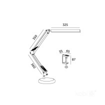 Stolná LED lampa TENUIX 14W CCT