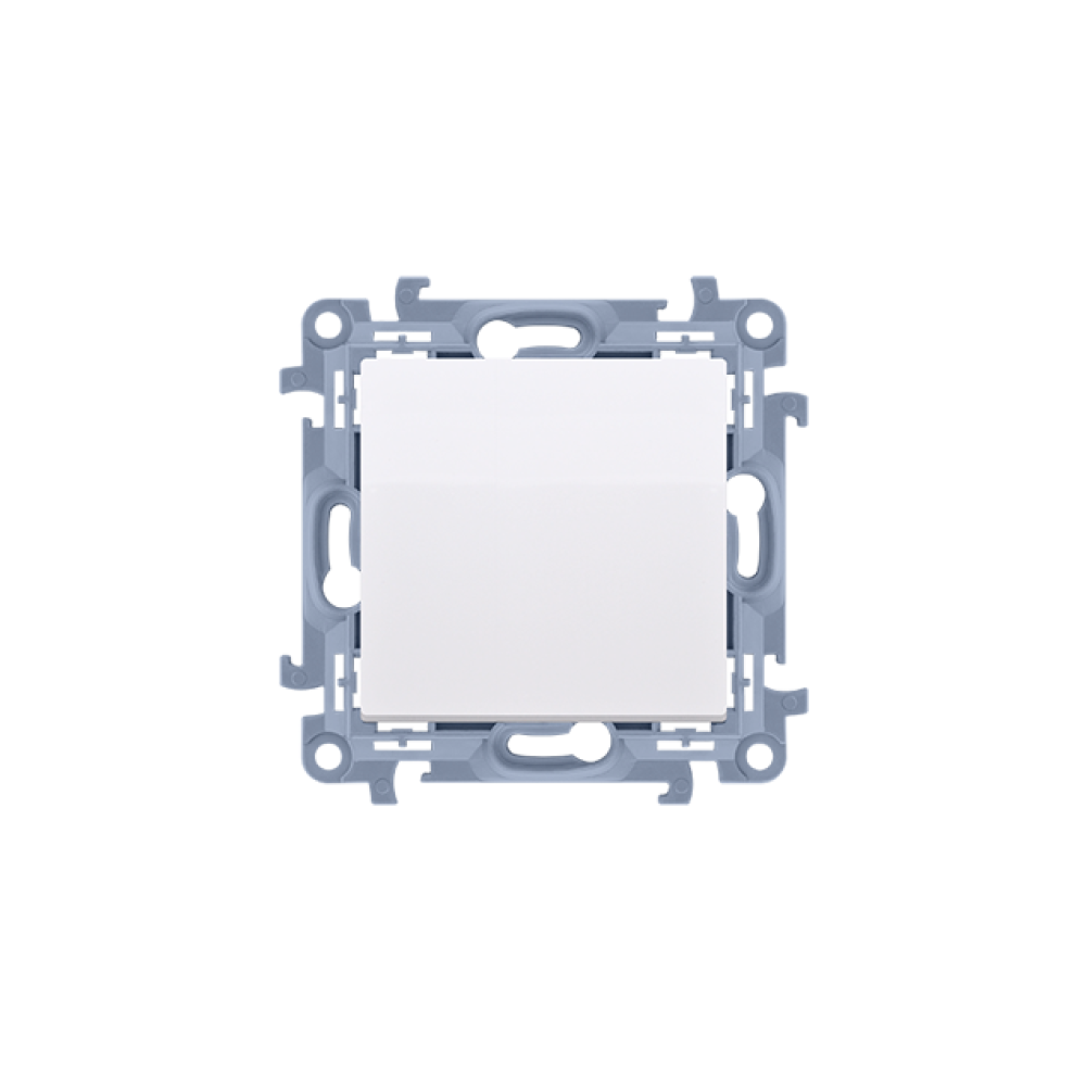 Kontakt Simon - Striedavý prepínač SIMON10 CW6.01/X/11, radenie č. 6 bez piktogramu, 10AX, biela