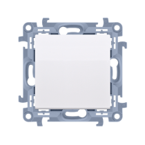 Kontakt Simon - Krížový prepínač SIMON10 CW7.01/X/11, radenie č. 7 bez piktogramu, 10AX, biela