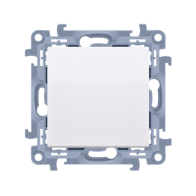 Kontakt Simon - Krížový prepínač SIMON10 CW7.01/X/11, radenie č. 7 bez piktogramu, 10AX, biela