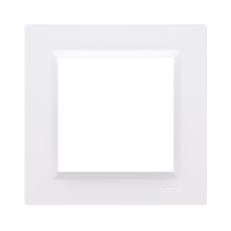 Kontakt Simon - Rámček SIMON10 CR1/11, 1- násobný, biela