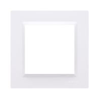 Kontakt Simon - Rámček SIMON10 CR1/11, 1- násobný, biela