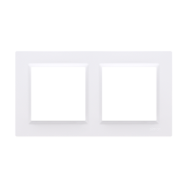Kontakt Simon - Rámček SIMON10 CR2/11, 2- násobný, biela