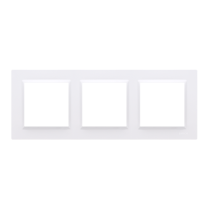Kontakt Simon - Rámček SIMON10 CR3/11, 3-násobný, biela
