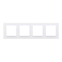 Kontakt Simon - Rámček SIMON10 CR4/11, 4-násobný, biela