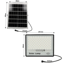 Solárne LED svietidlo DAKAR - 200W - PIR