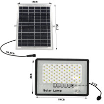 Solárne LED svietidlo DAKAR - 50W - PIR