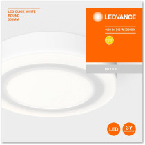 LED panel pre povrchovú montáž CLICK WHITE 18W 1100lm 3000K Warm 30cm LEDVANCE