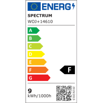 LED žiarovka SPECTRUM LED - A60 E-27 - 9W - 820lm - 230V - Teplá biela