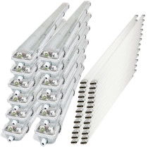 10x Svietidlo ECOlight + 20x LED trubica - G13 - 120cm - 18W - 1800lm neutrálná biela - SADA