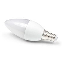 LED žiarovka C37 - E14 - 10W - 830 lm - teplá biela