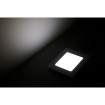 LED panel štvorcový 120x120x20mm vstavaný - 6W - 230V - 390Lm - studená biela