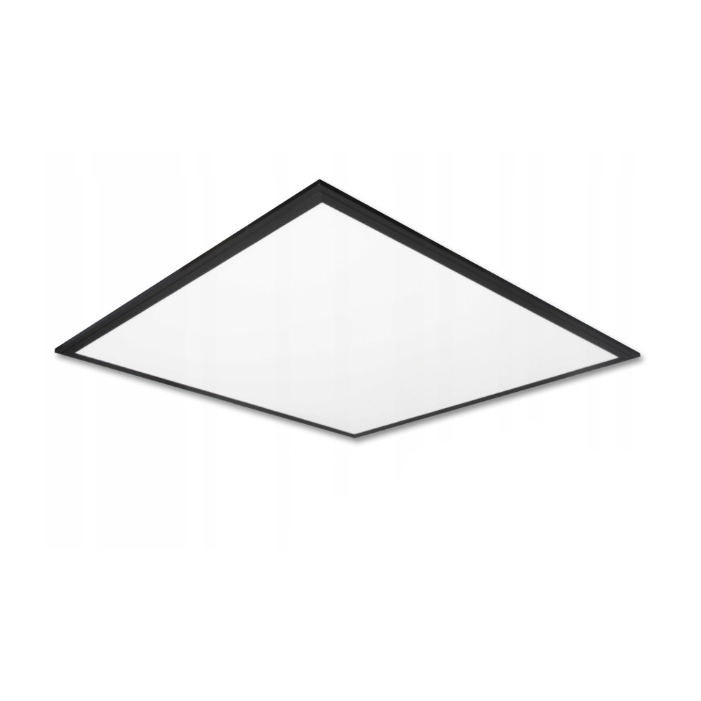 LED panel čierny 60 x 60cm - 40W - 3800Lm - neutrálna biela