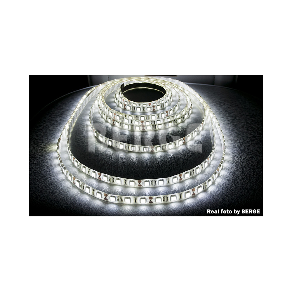 ECOLIGHT LED pásik - SMD 5050 - 5m - 60LED/m - 14,4W/m - studená biela