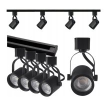 Koľajnicová lampa 1,5 m + 4x LED reflektor