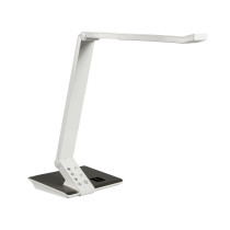 VANKELED LED stolná lampa profi 3in1 - 10W - 600Lm - strieborno-biela