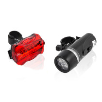 BERGE Zostava LED osvetlenia pre bicykle