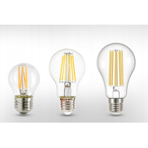 LED žiarovka - E27 - G45 - 4W - 340Lm - filament - teplá biela