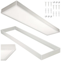 Prisadený rámček pre LED panely 30x120, plastový, 65mm