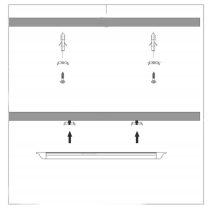 LED panel MARS - svietidlo SLIM - 120cm - 36W - 230V - 3600Lm - studená biela